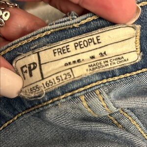Free People Blue Denim Jeans